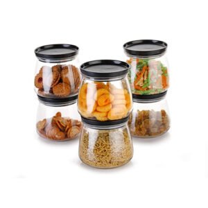 Unbreakable Sturdy Airtight Transparent Jar