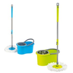 Bucket Spin Mop for Home Office Hotel School Kitchen Floor Cleaning